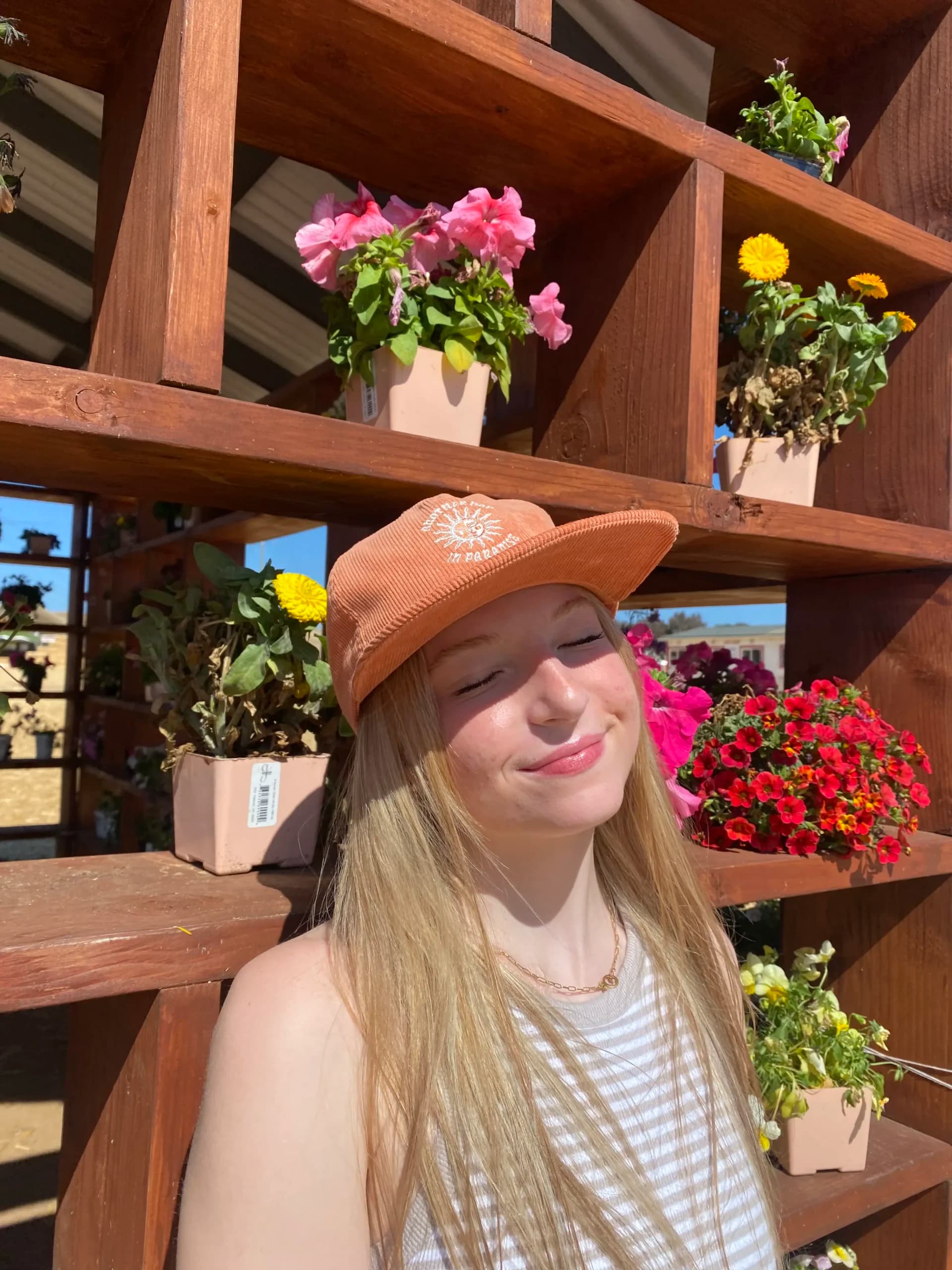Lilly Downs smiling outdoors